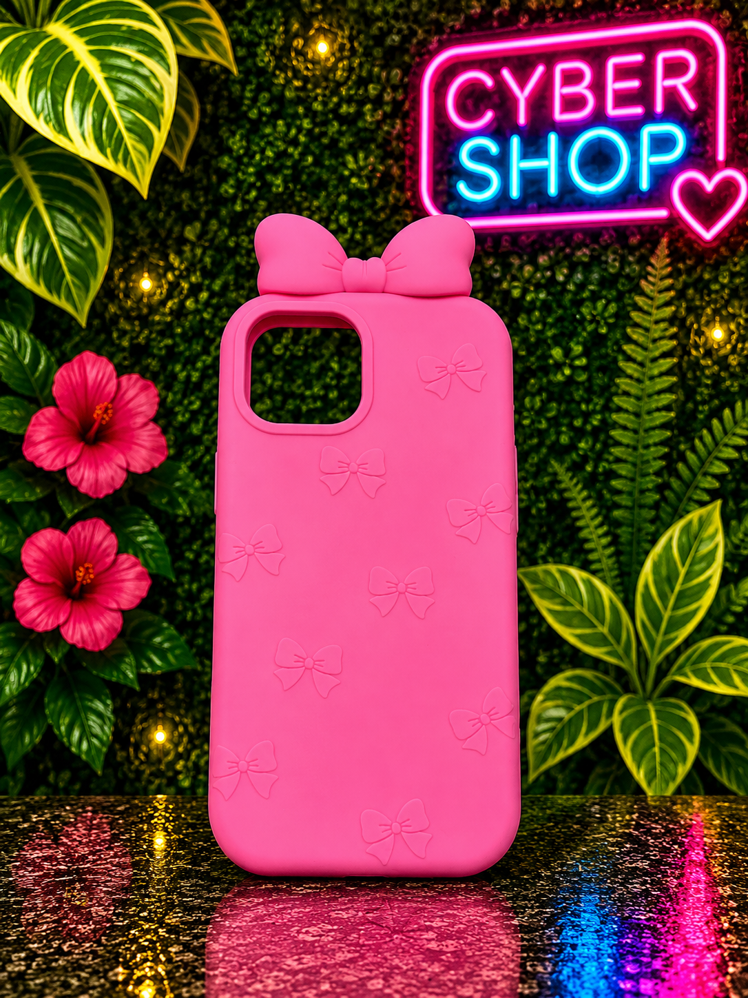Pink Bow Phone Case