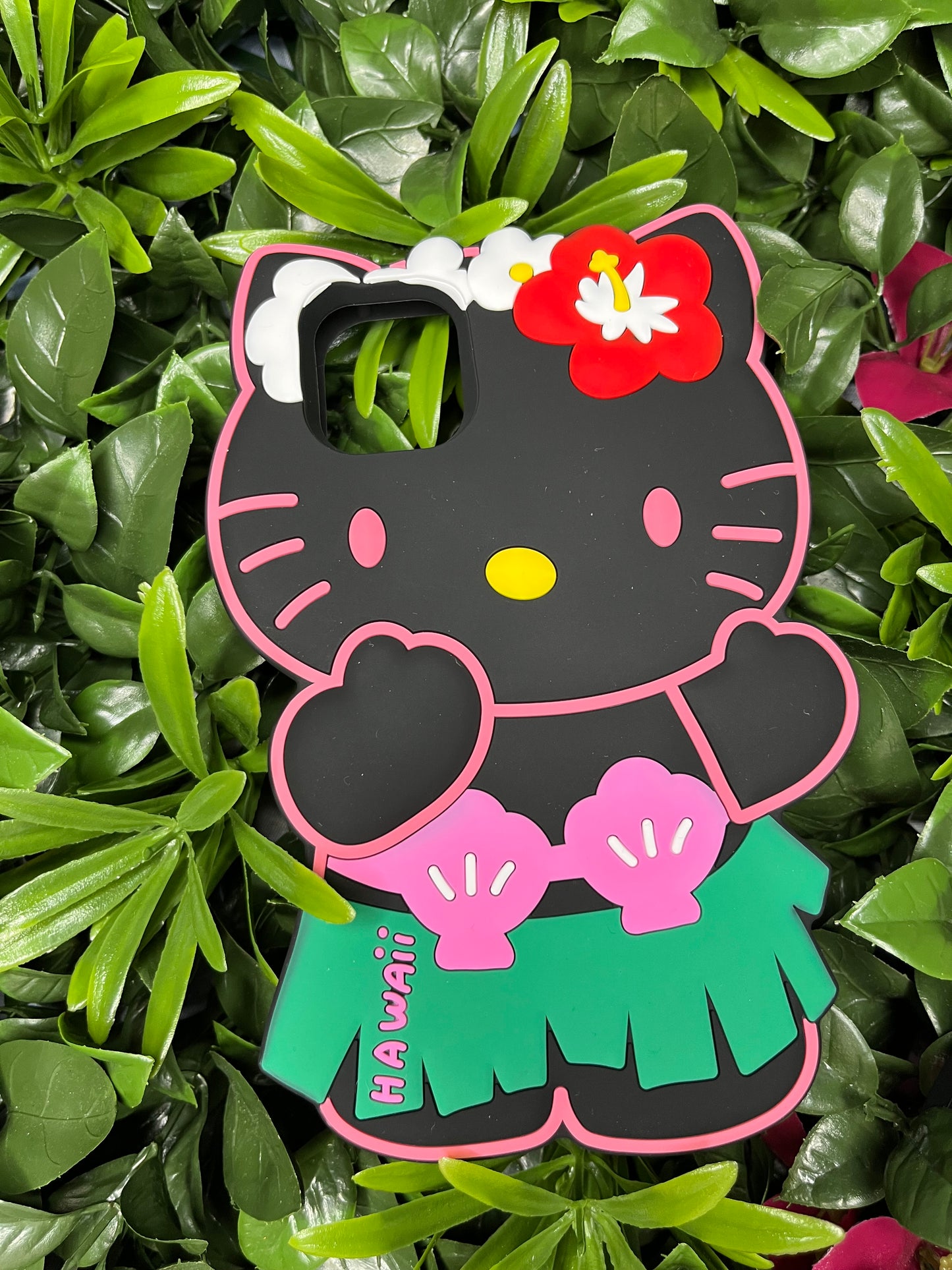 Hello Kitty - Black Hawaiian Kitty Phone Case 