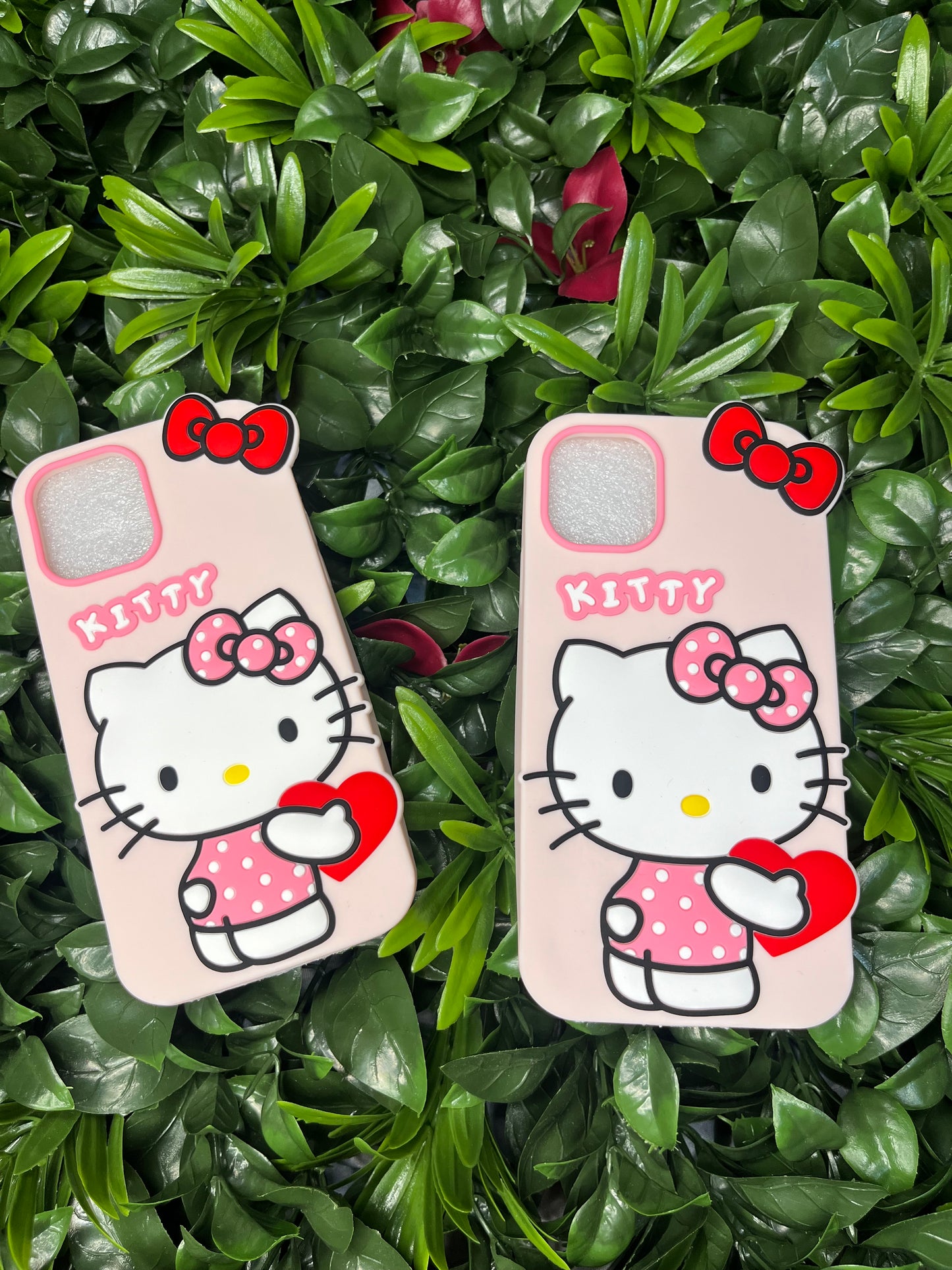 Hello kitty - Light Pink & Red Kitty phone case