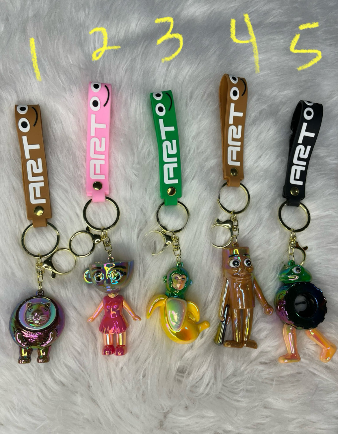 BrainRot Shiny Keychains