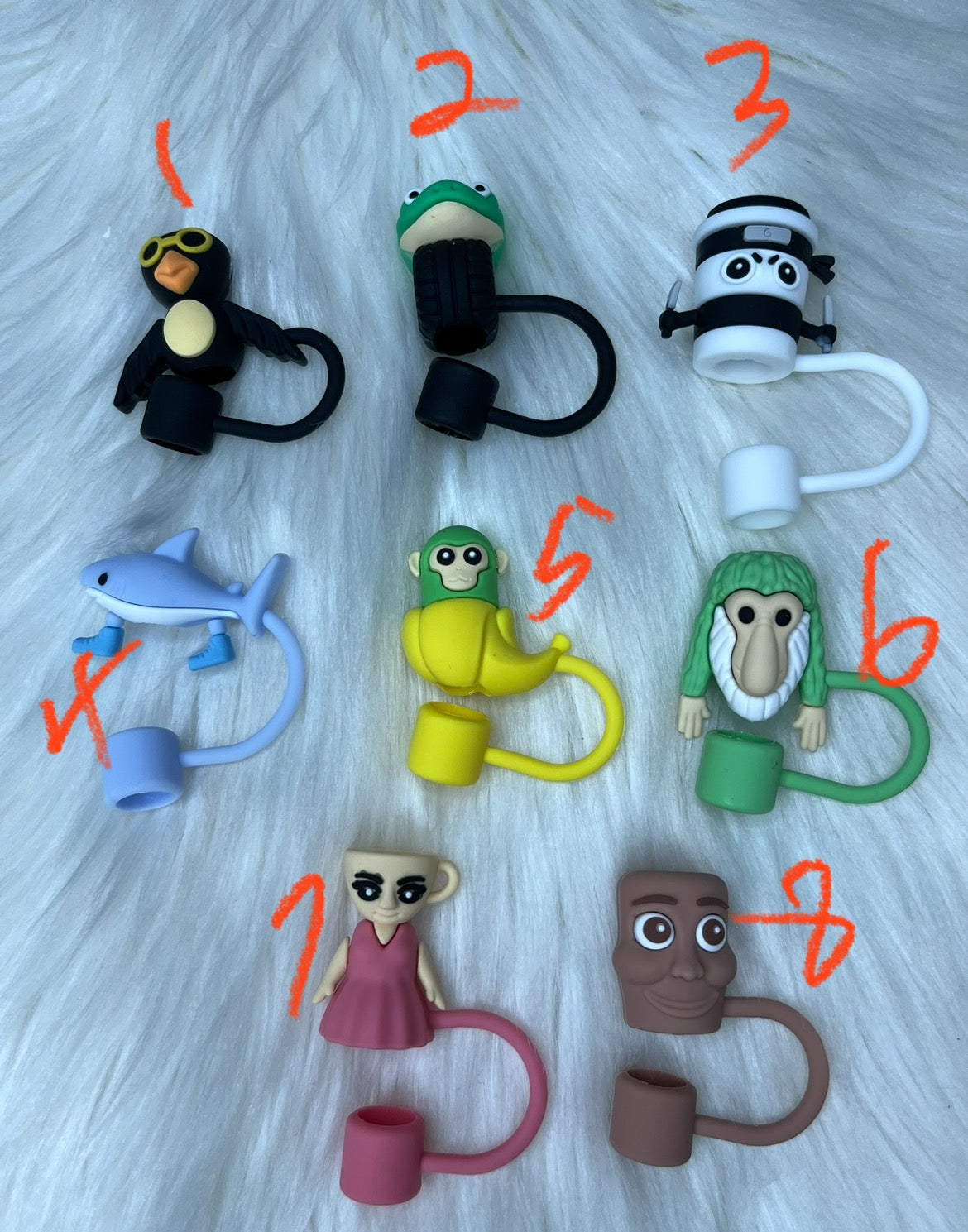 BrainRot Straw Covers