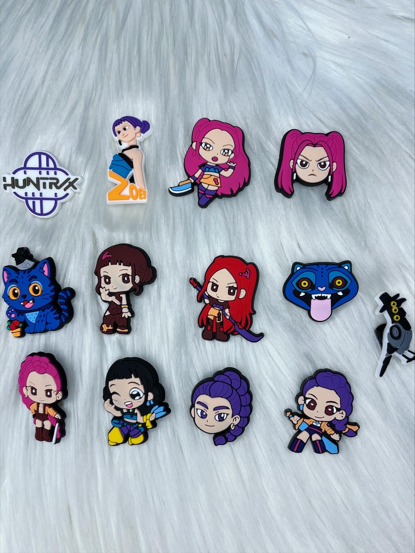 Kpop Demon Hunters Croc Charms (6 Piece Set)