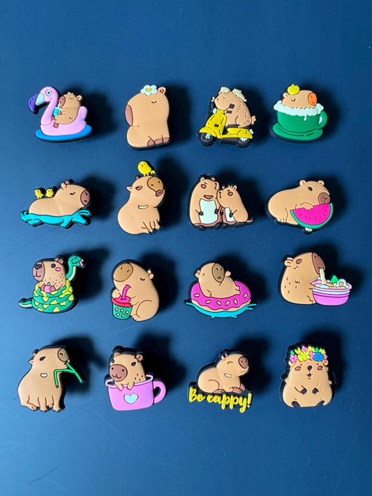 Capybara Croc Charms (6 Piece Set)