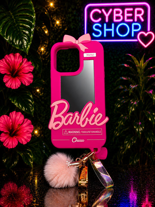 Barbie Phone Case With Hanging Charm