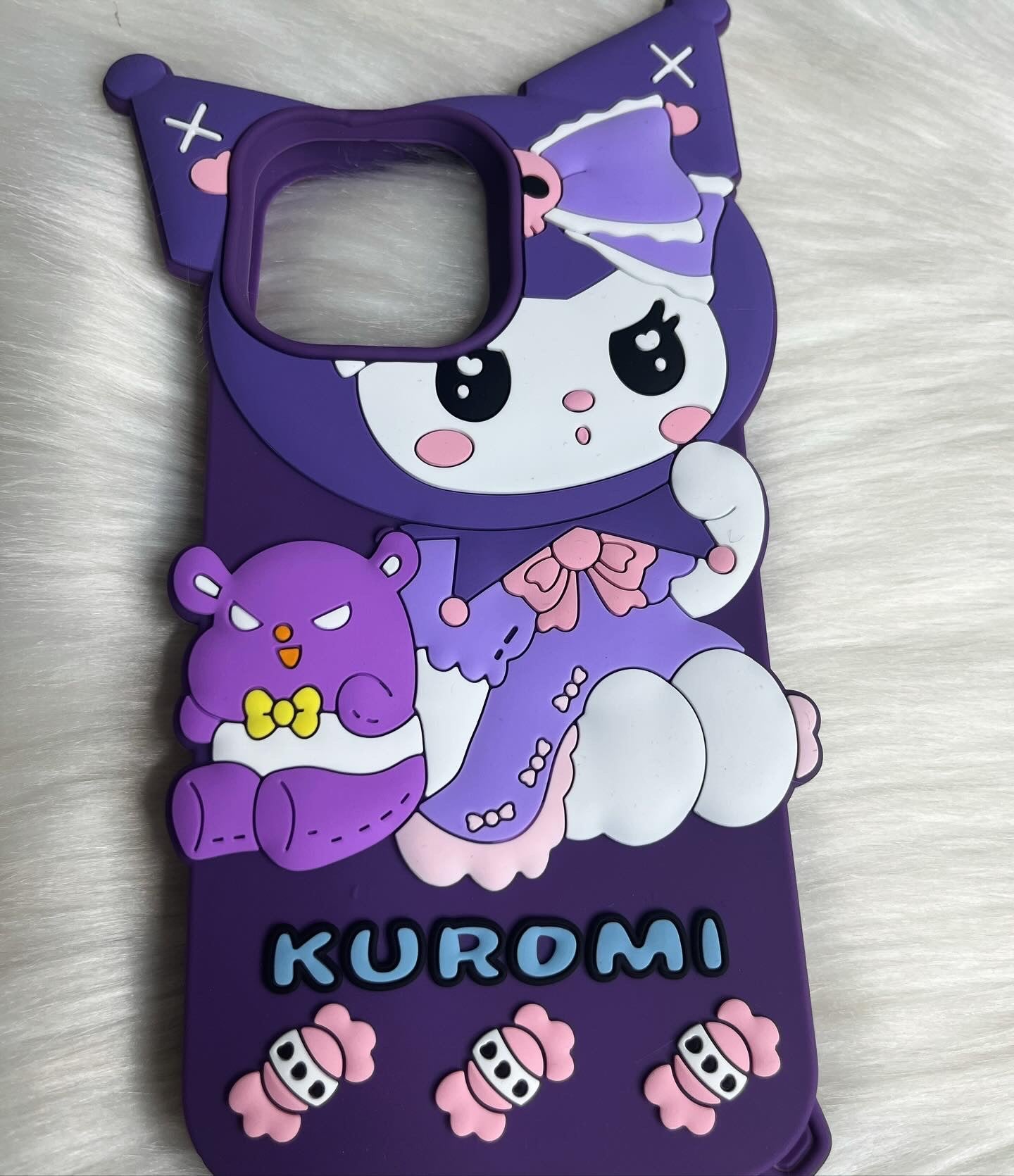 Kuromi + Bear Phone Case