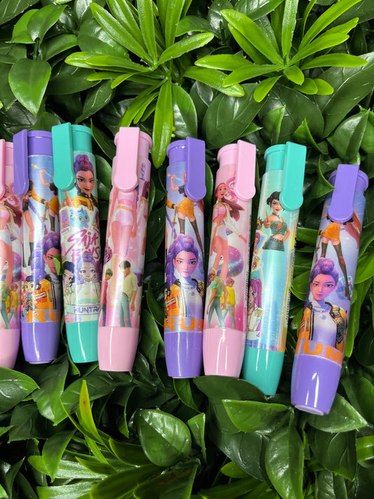 Kpop Demon Hunters Eraser Pens