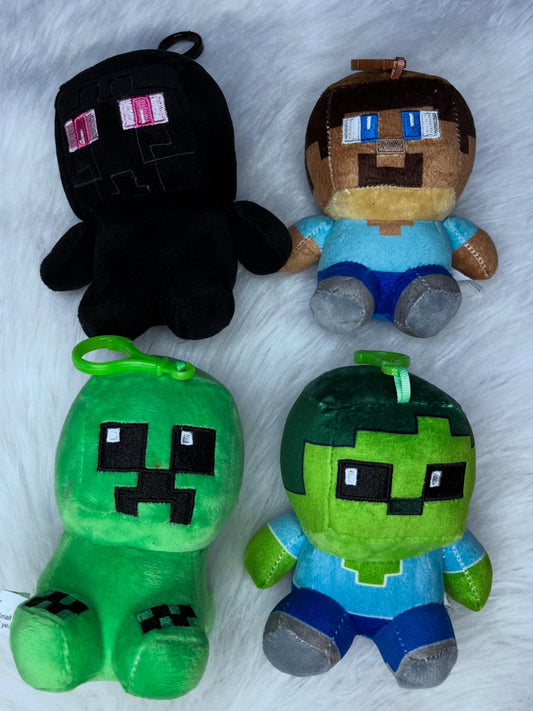 Minecraft Plush Keychain