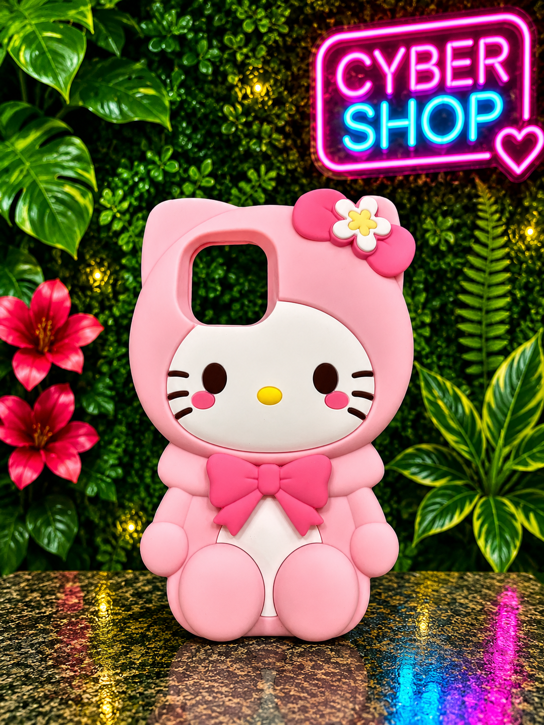 Hello Kitty Pink Teddy Bear Phone Case