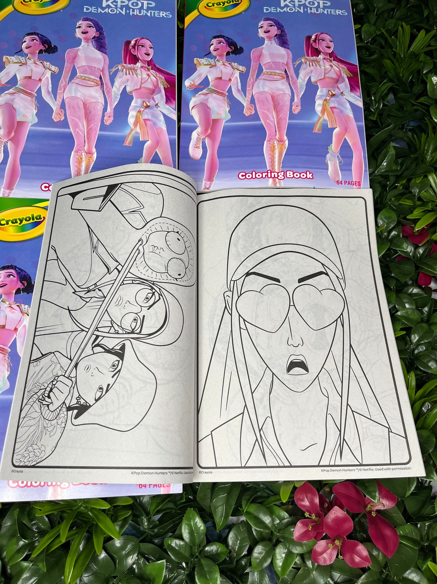 Kpop Demon Hunters Colouring Book