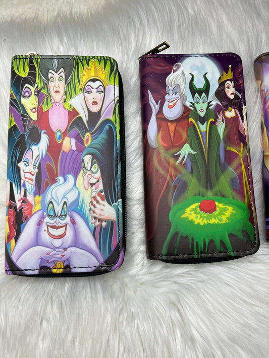 Disney Villains Long Wallets