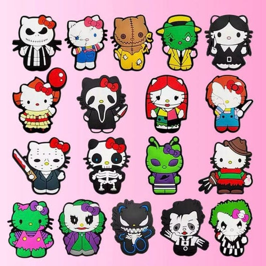 Hello Kitty Horror Theme Croc Charms (6 Piece Set)