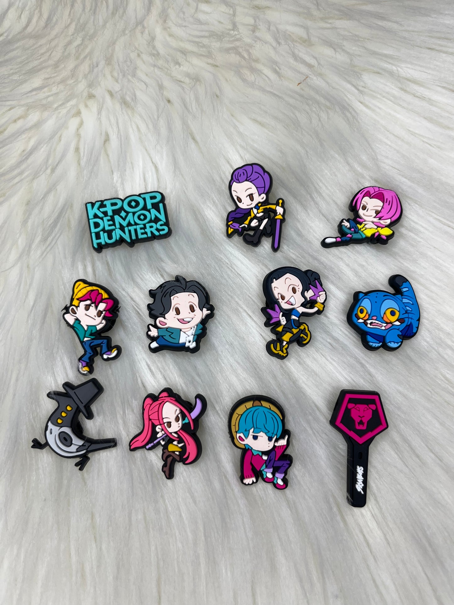 Kpop Demon Hunters Croc Charms (6 Piece Set)
