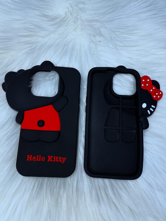 Hello Kitty - Black and Red Phone Case