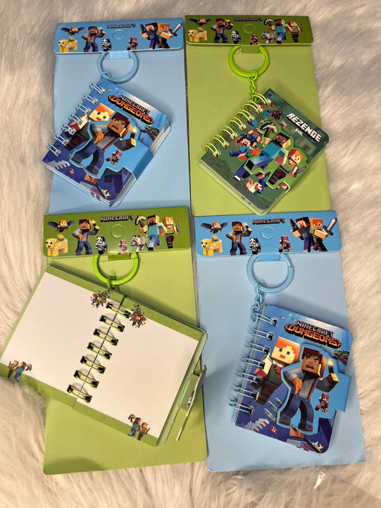Minecraft Notebook Keychain