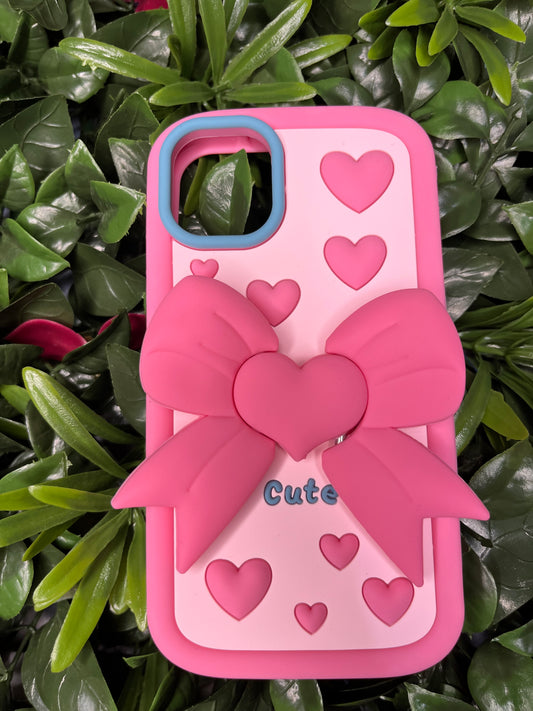 Pink Bow Phone Case