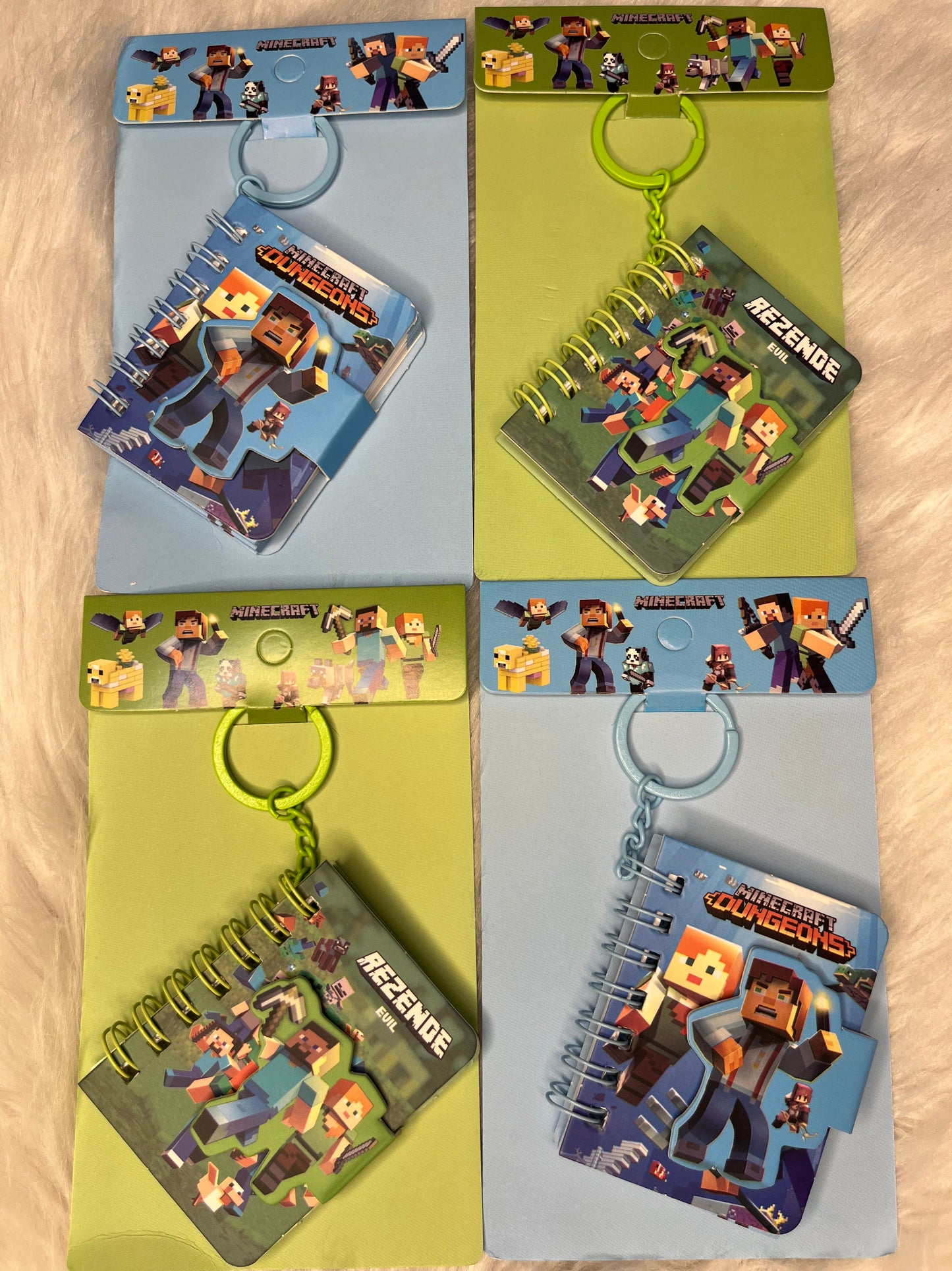 Minecraft Notebook Keychain