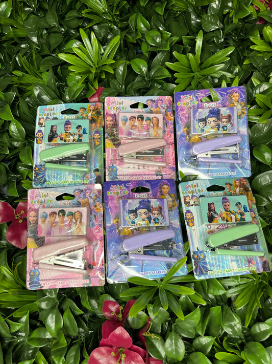 Kpop Demon Hunters Mini Stapler Set