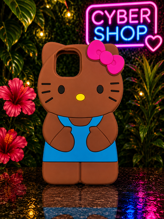 Hello Kitty - Brown & Blue Phone Case