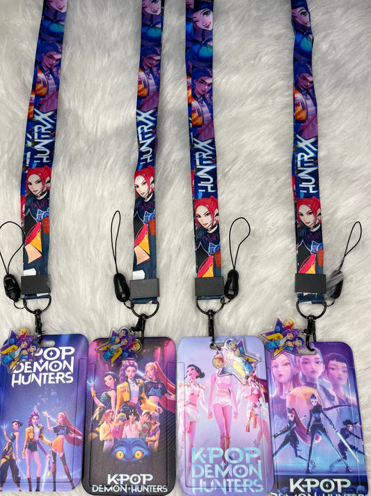 Kpop Demon Hunters ID Card Holders & Lanyard