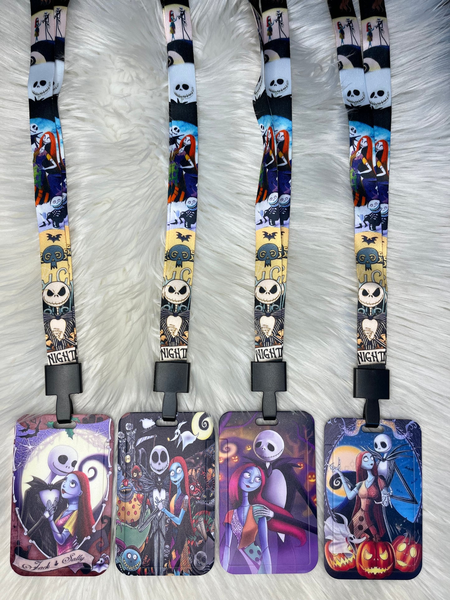 Nightmare Before Christmas ID holder and lanyard