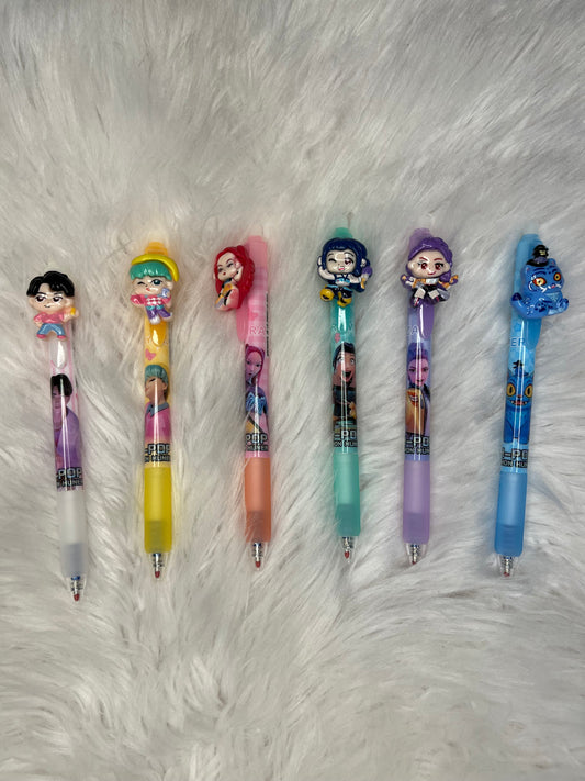 Kpop Demon Hunters Erasable Pens