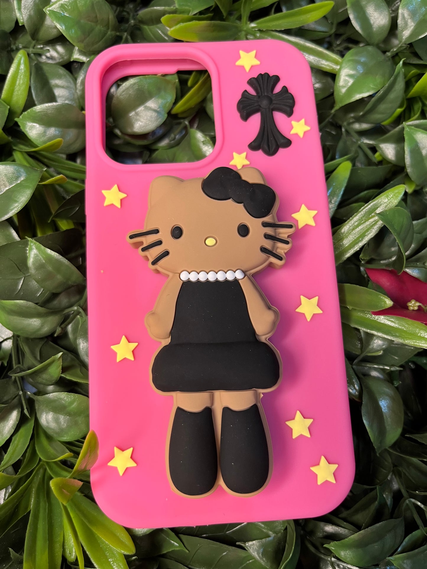 Hello Kitty - Black Dress Pop Socket Phone Case