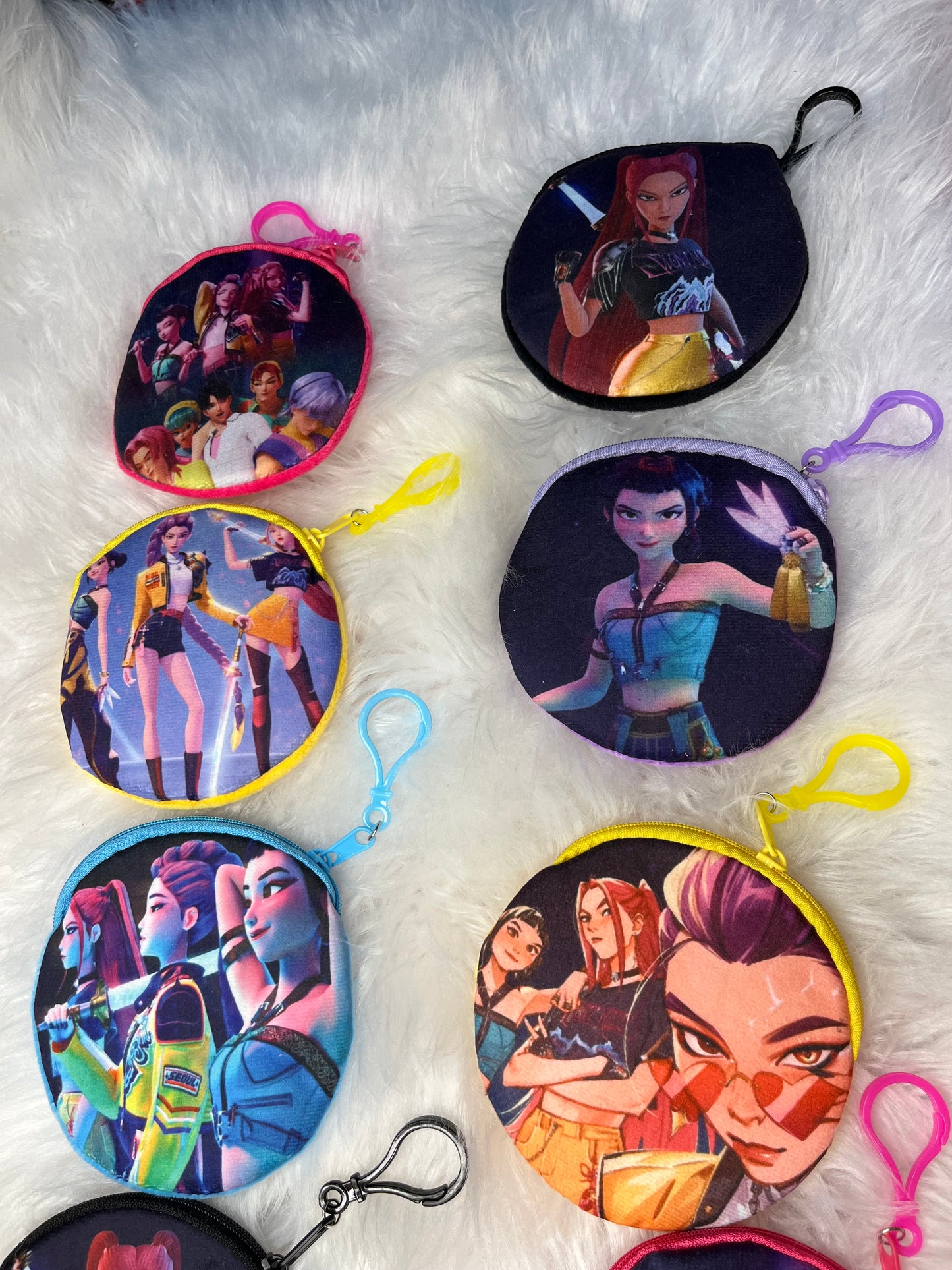 Kpop Demon Hunters Keychain Coin Purse