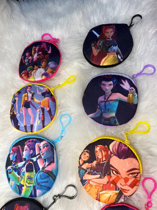 Kpop Demon Hunters Keychain Coin Purse