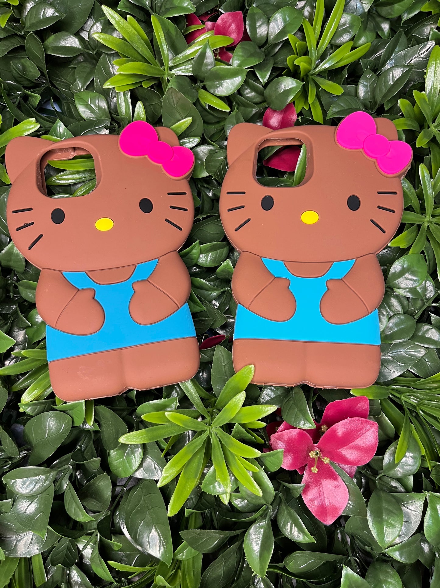Hello Kitty - Brown & Blue Phone Case