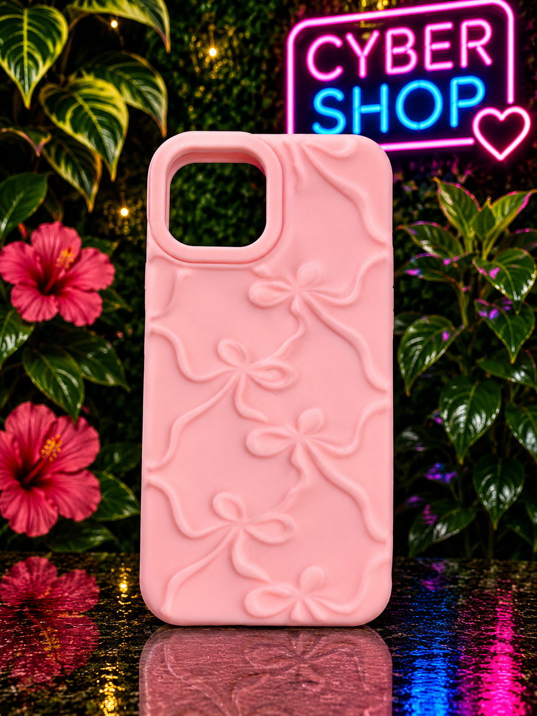 Bow Print Phone Case