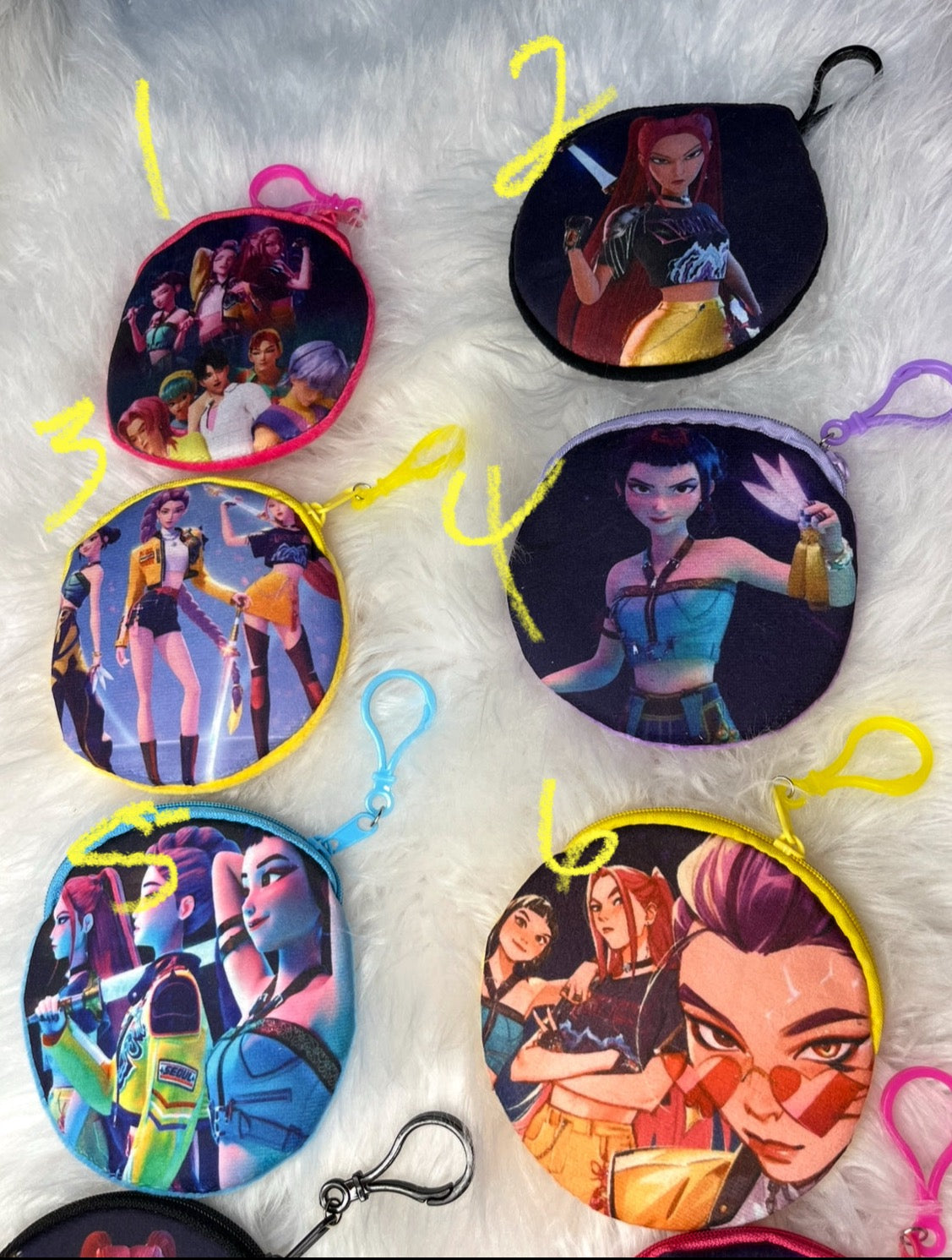 Kpop Demon Hunters Keychain Coin Purse